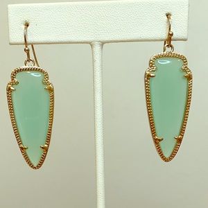 Kendra Scott Gold Arrowhead Earrings